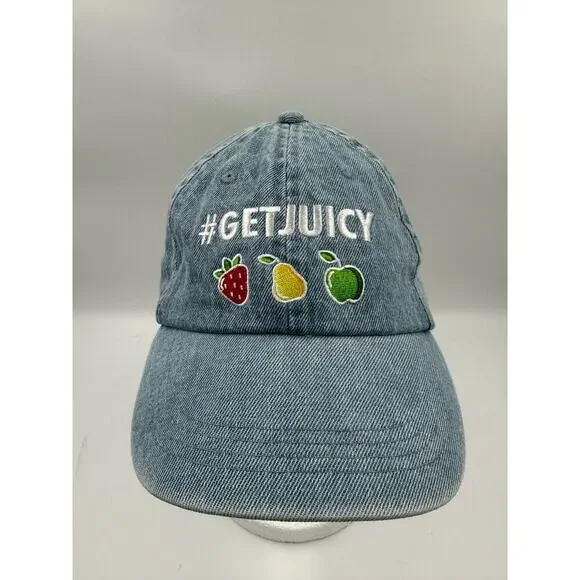 #GetJuicy Absolut Juice Baseball Cap Hat - Adjustable - 100% Cotton - Upcycled - Picture 2 of 4